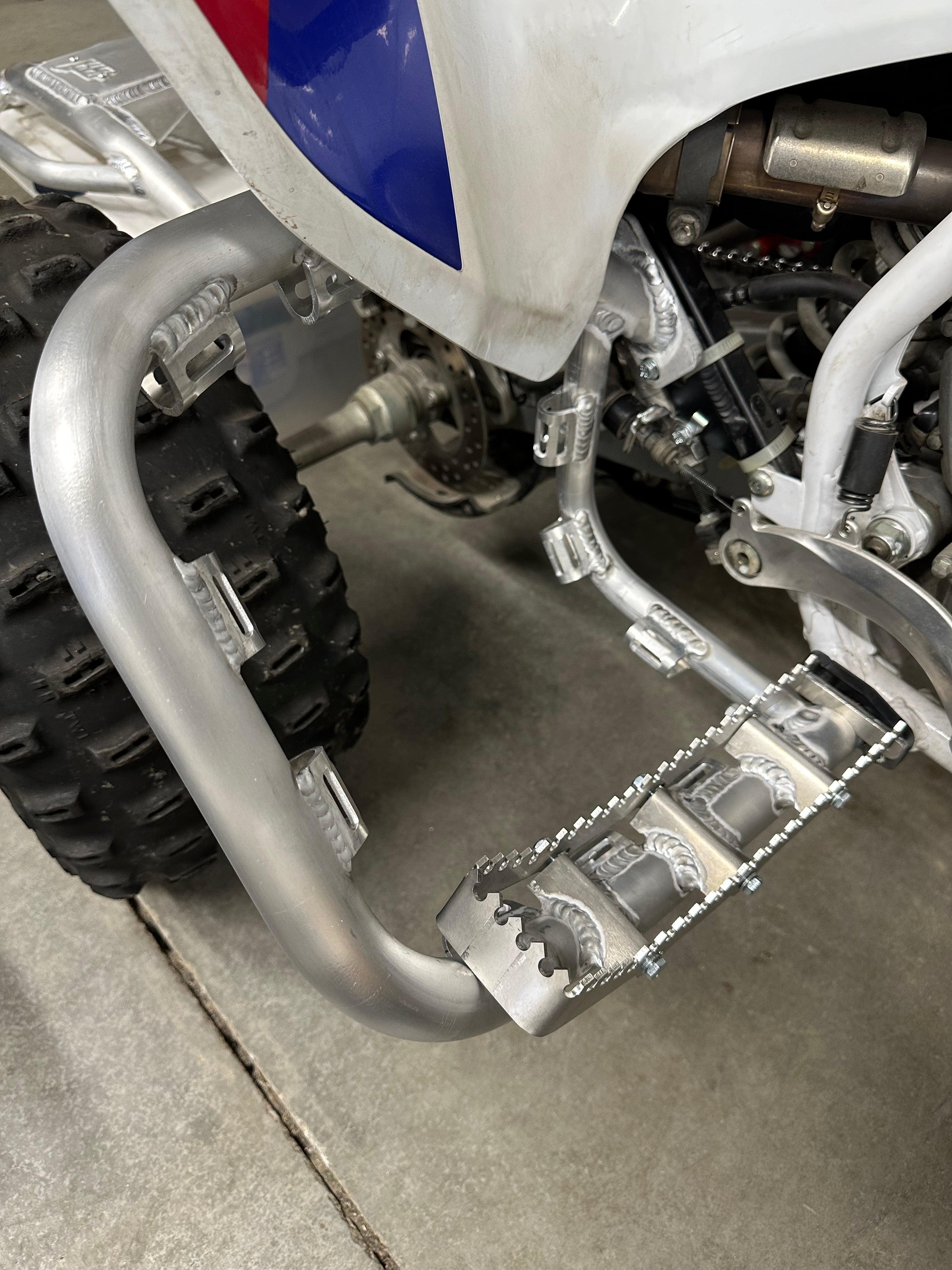 HONDA TRX 450R XC HEEL GUARD PEG COMBO