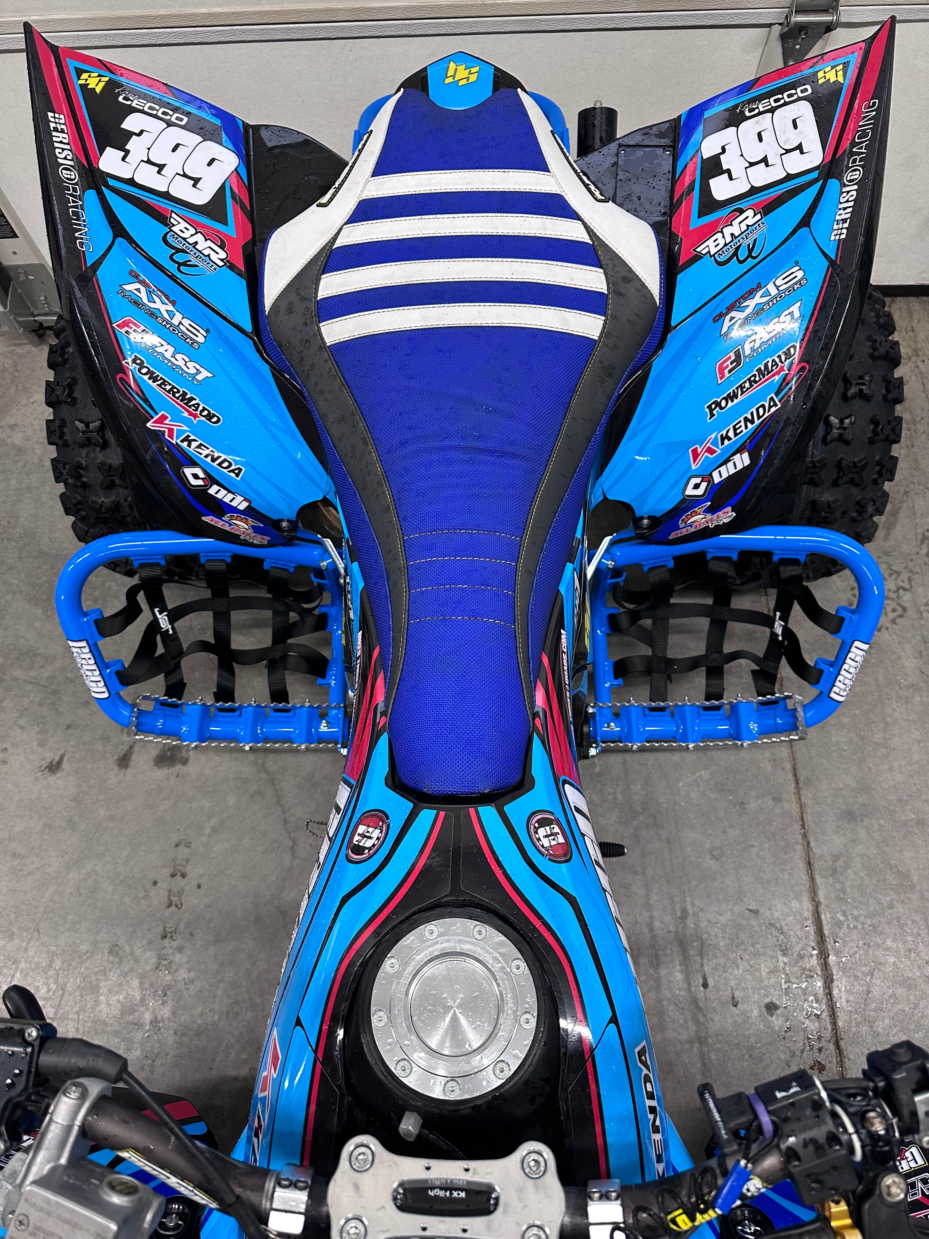 YAMAHA YFZ 450R XC HEEL GUARD PEG COMBO