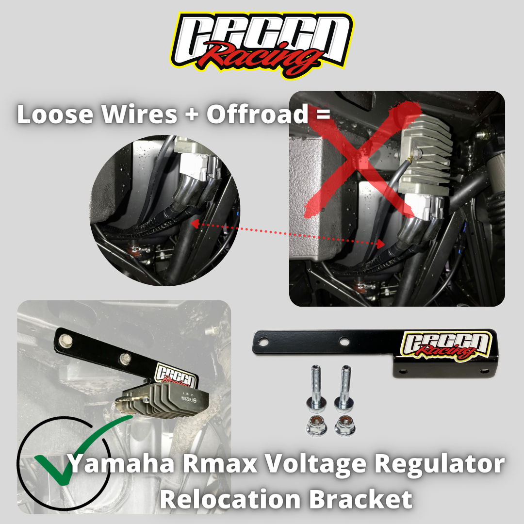 2021 YAMAHA RMAX2 / RMAX4 VOLTAGE REGULATOR RELOCATION BRACKET