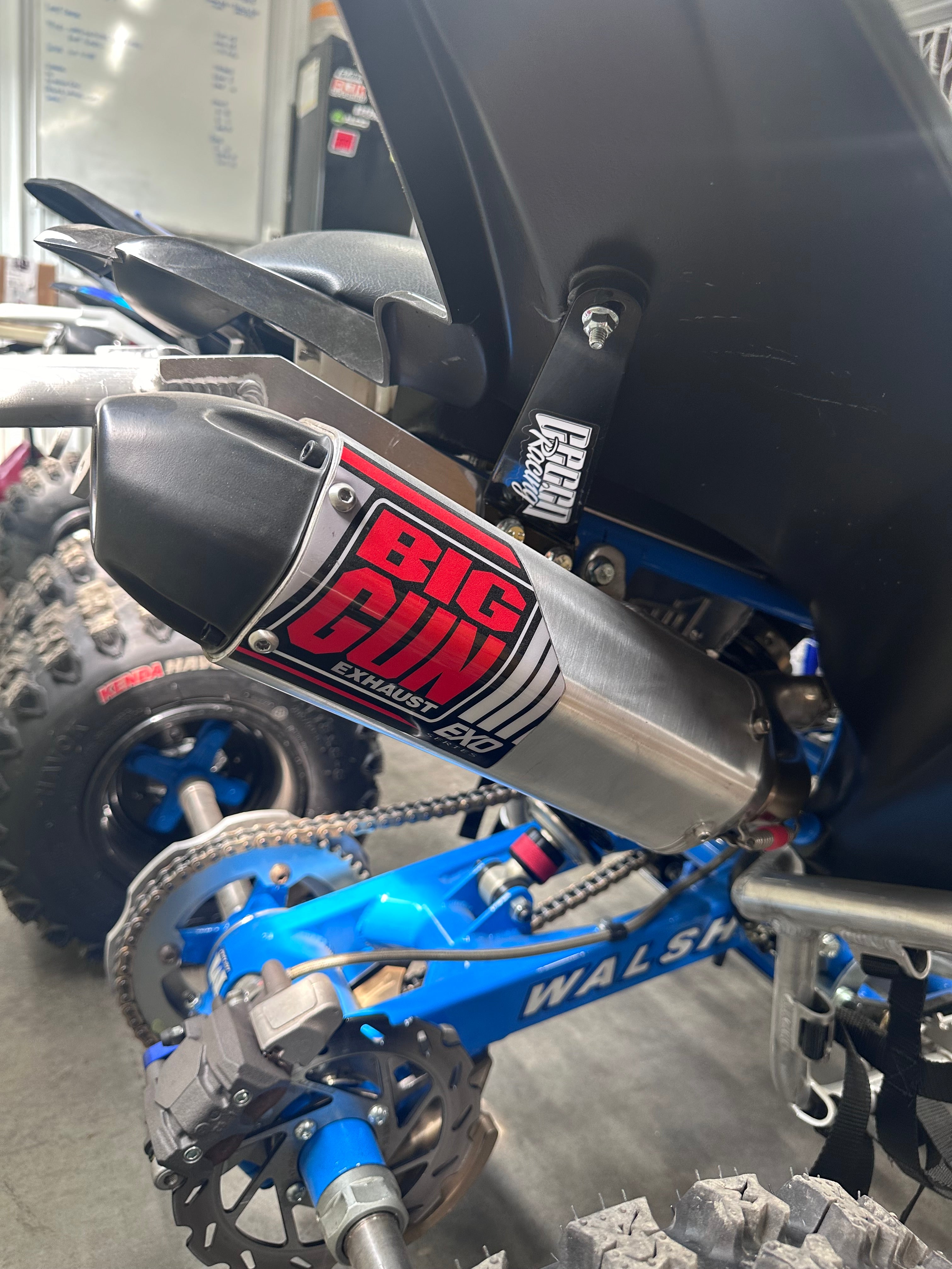 YAMAHA RAPTOR 150 HYBRID BIG GUN EXHAUST