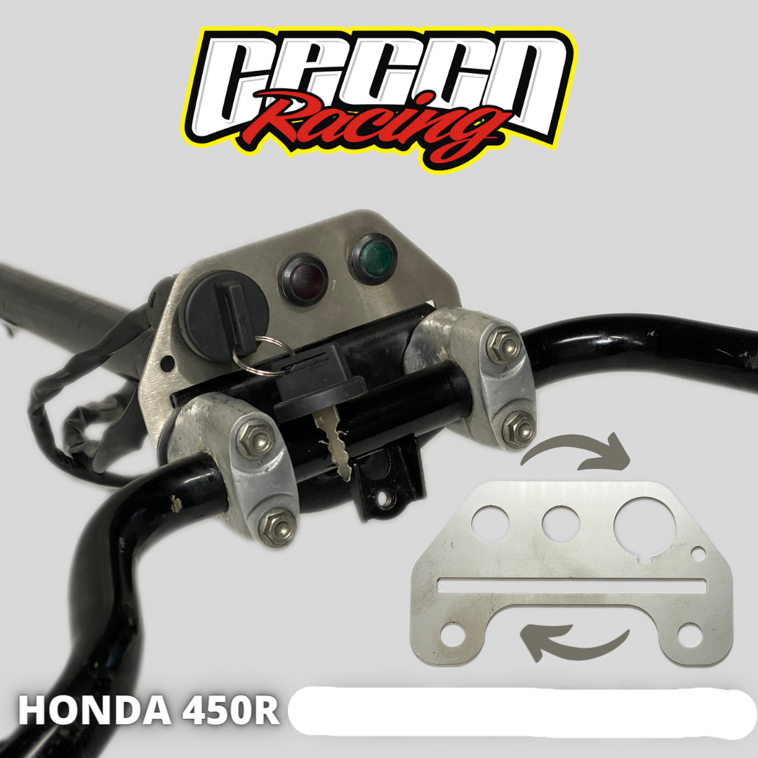 Honda 450R Switch with Indicator Lights Plate