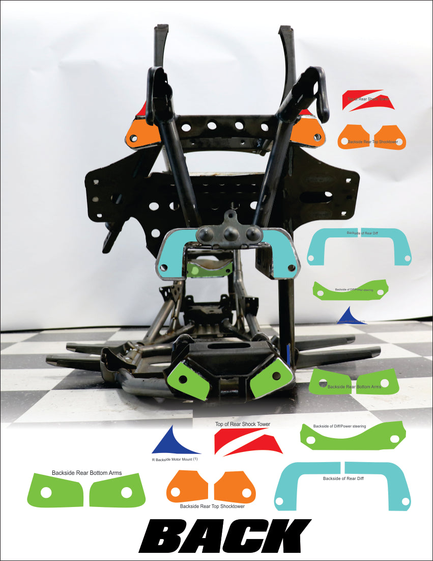 POLARIS SCRAMBLER / SPORTSMAN XP GUSSET KIT – Cecco Motorsports