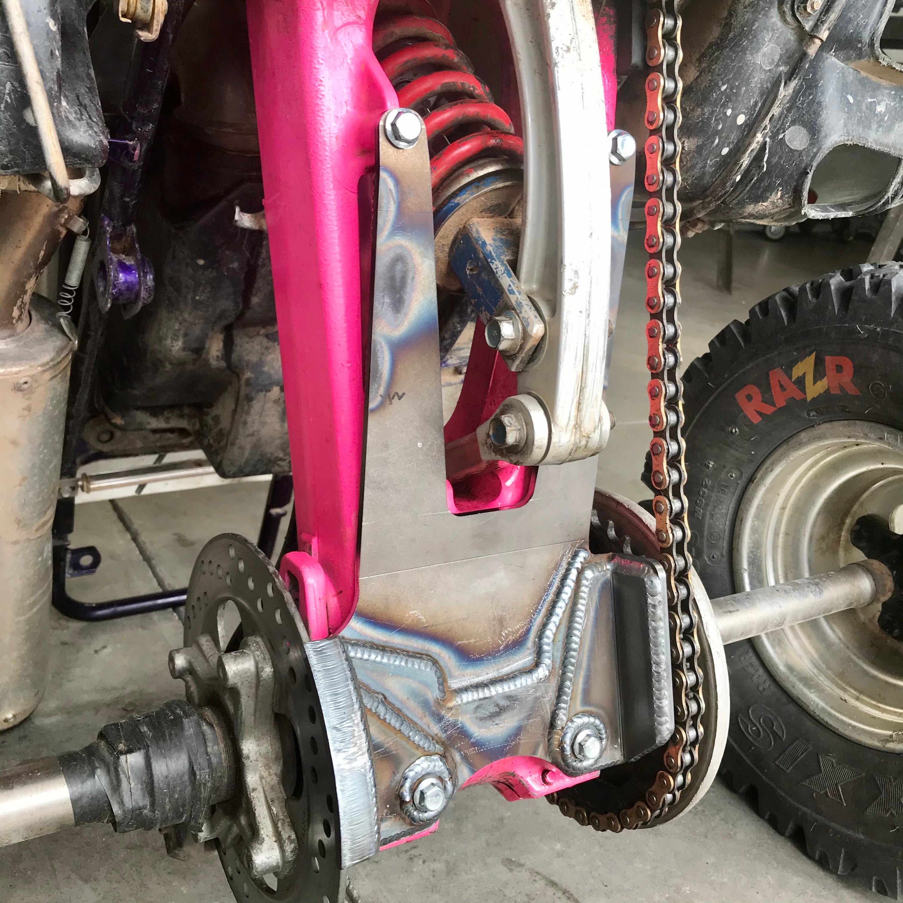 HONDA TRX400EX SWINGARM ROTOR GUARD SKIDPLATE – Cecco Motorsports